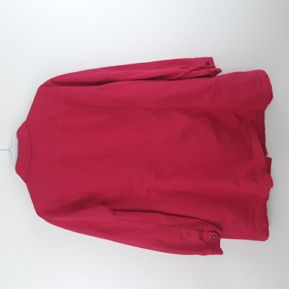Ladies Jessica London Red Denim Coat sz 26W - Picture 4 of 5